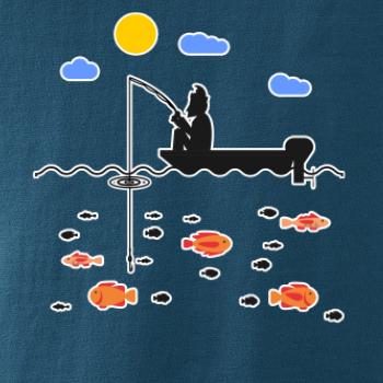 Rybár, ktorý má smolu na loďke