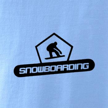 Snowboarding nápis logo