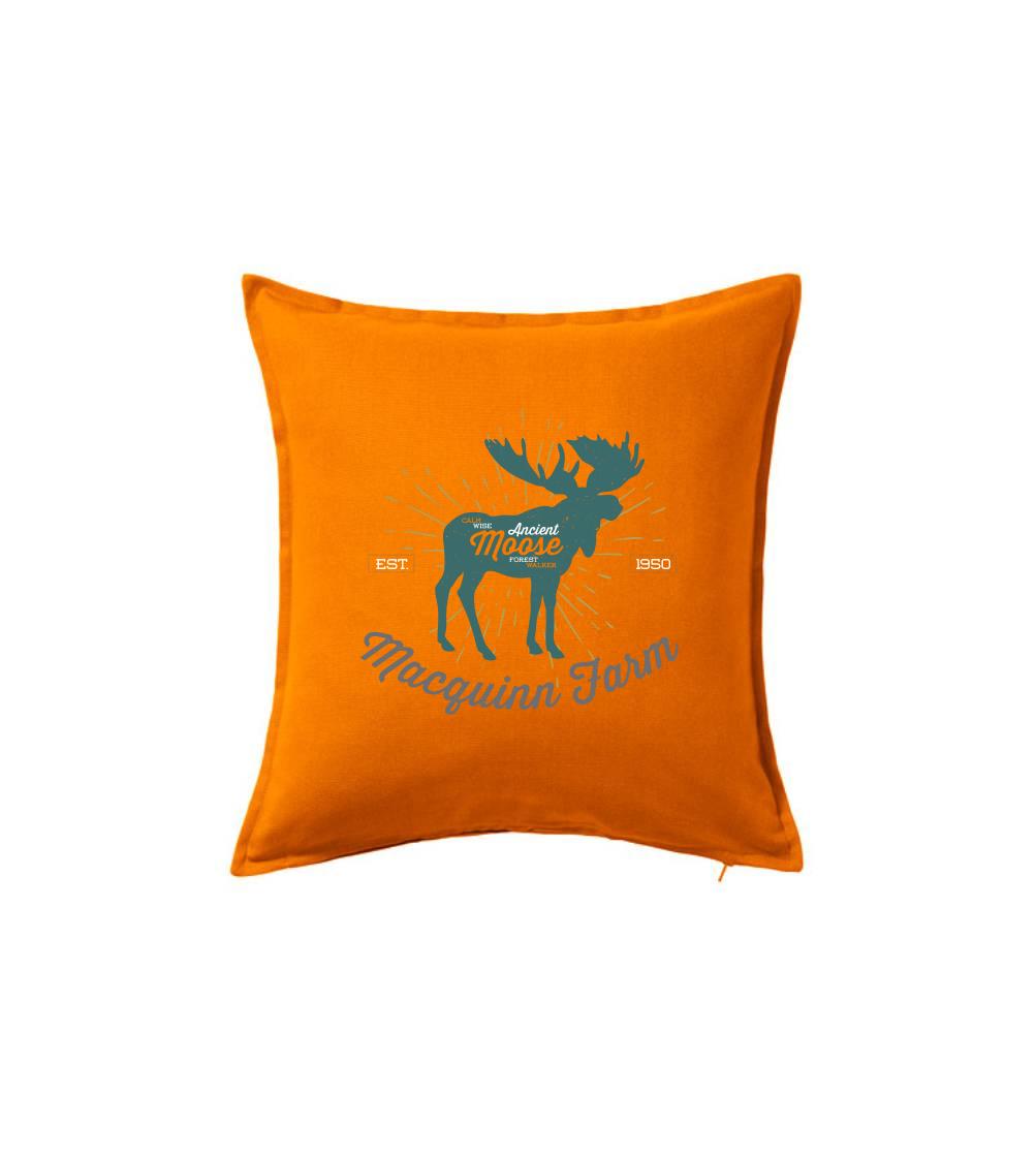 Tričká so zvieratami - Moose farm - Vankúš 50x50