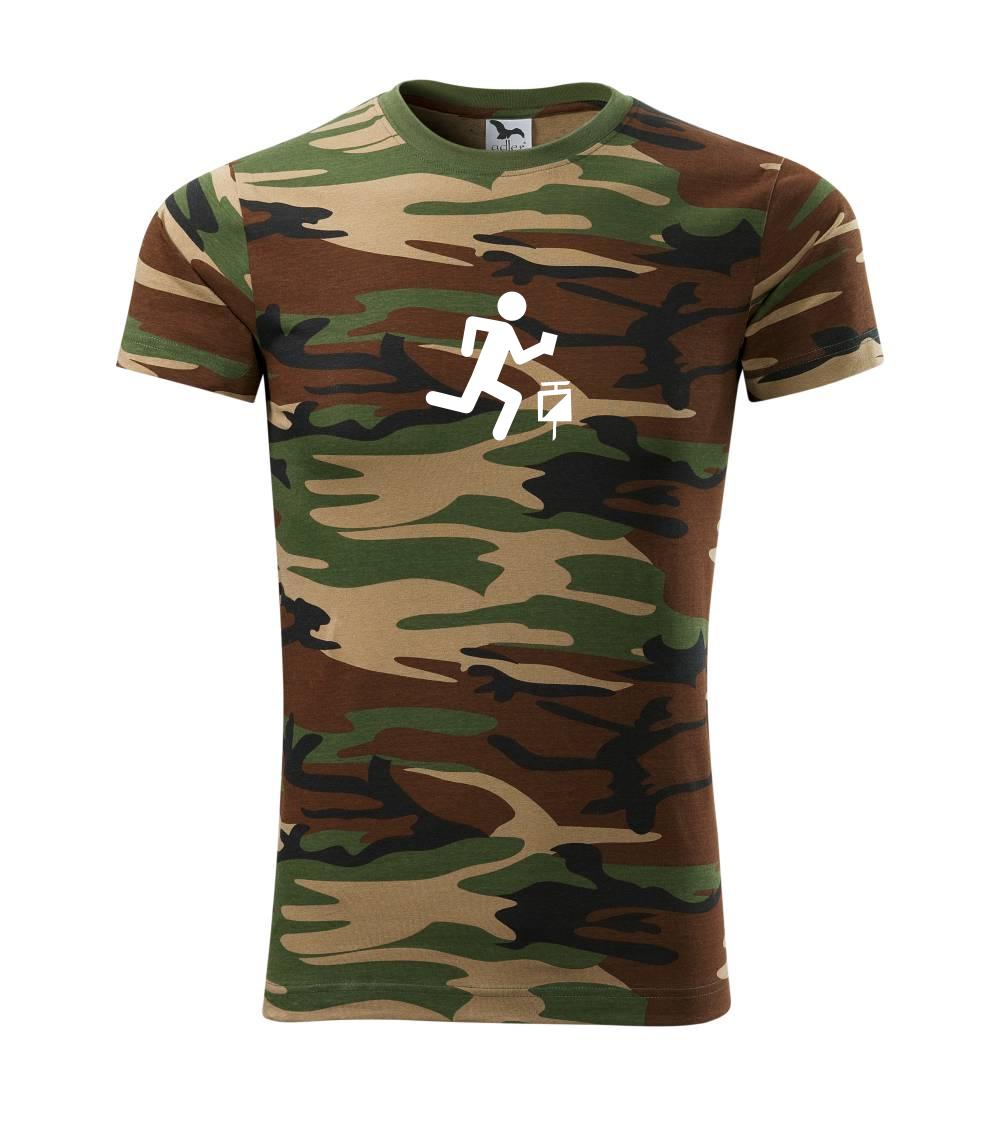 Tričká pre bežcov - Orientačný beh muž-žena - Army CAMOUFLAGE