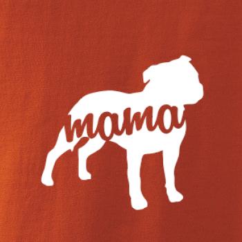 Stafordšírsky bulteriér mama obrys