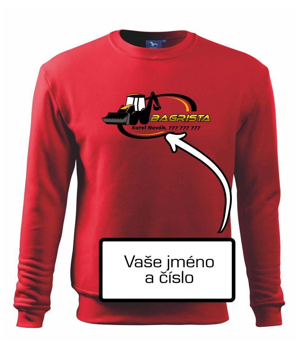 Bagrista v kruhu - vlastný nápis Bagrista v kruhu - vlastný nápis