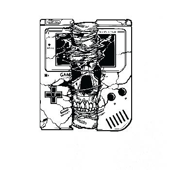 Gameboy Skull Gameboy Skull