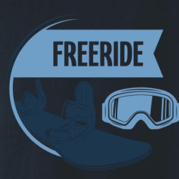 Freeride snowboard kruh