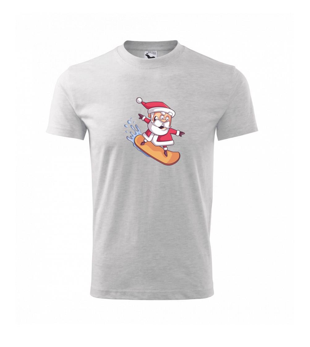 Santa jazdiaci na snowboarde