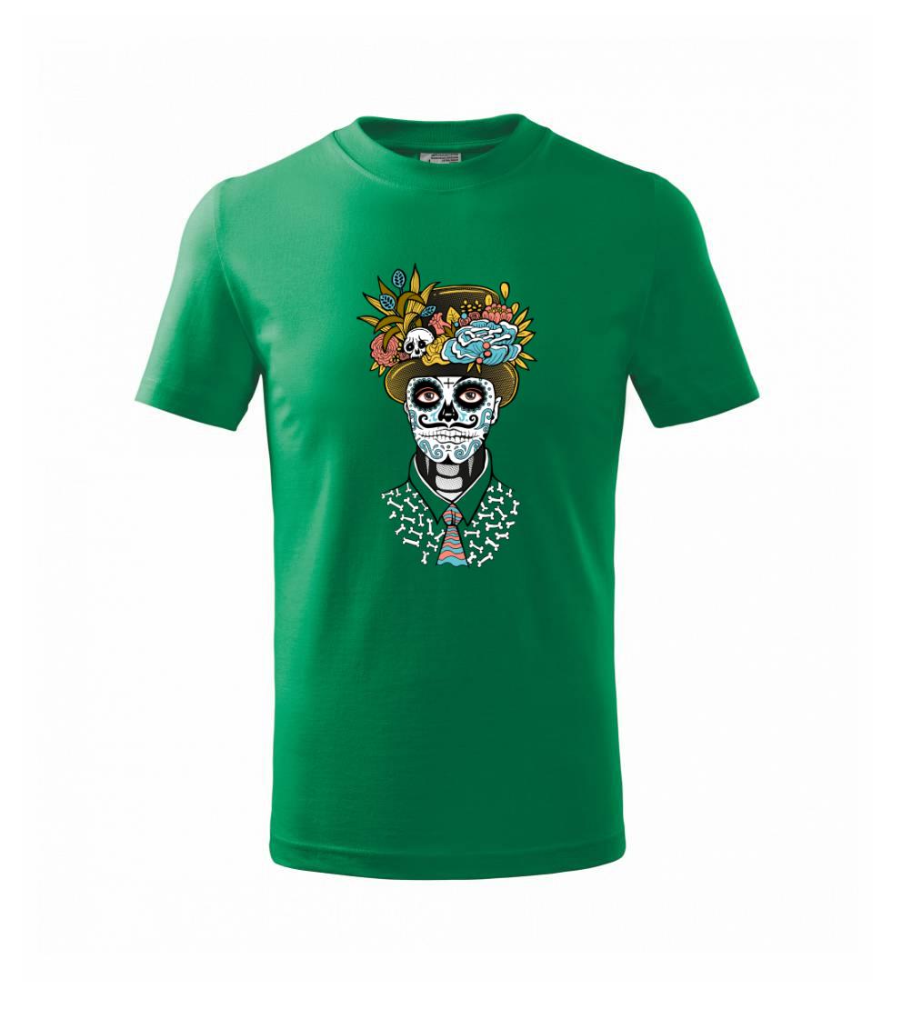 Ostatné mestá / miesta - Mexická maska - muž (Pecka design) - Tričko detské bavlnené