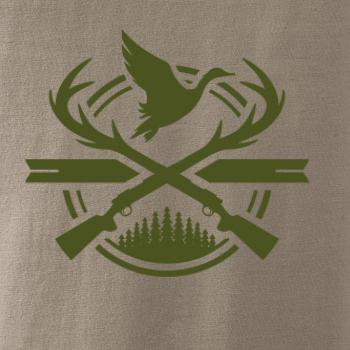 Lovec a kačice - zelený