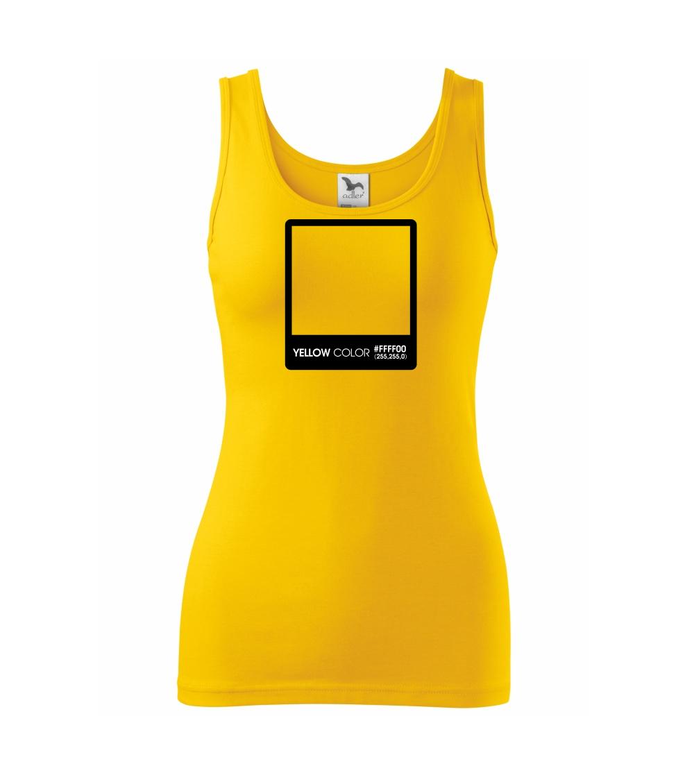 Tričká pre fotografov - RGB yellow - Dámske tielko