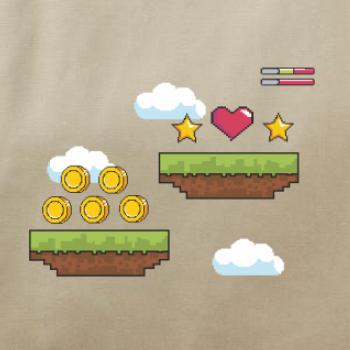 Gamer - stará hra - mince a mraky