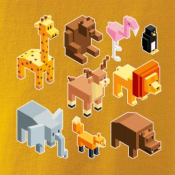 3D zvieratká 3D zvieratká