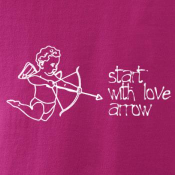 Start with love arrow