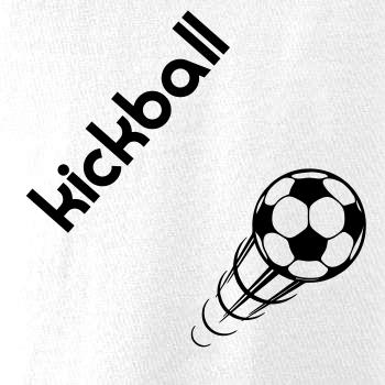 Kickball nápis šikmo