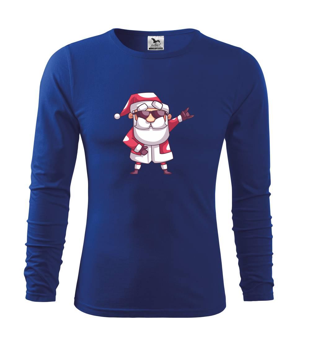 Vianočné tričká - Santa rocker - Tričko detské Long Sleeve