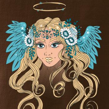 Anjel maľovaný - žena (Pecka design)