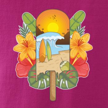 Leto, nanuk, more, pláž