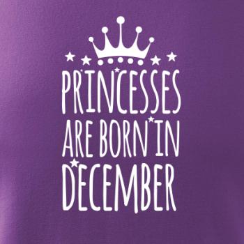 Princesses are born in December
