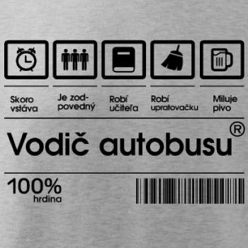 Čiarový kód - Vodič autobusu / Vodička autobusu