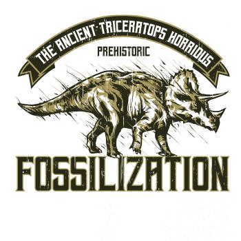 Triceratops fossil