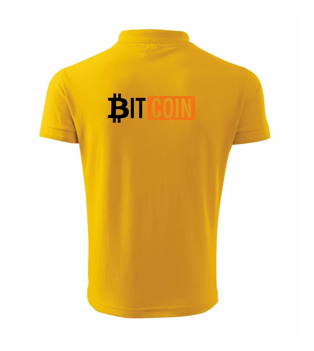 Bitcoin nápis Bitcoin nápis