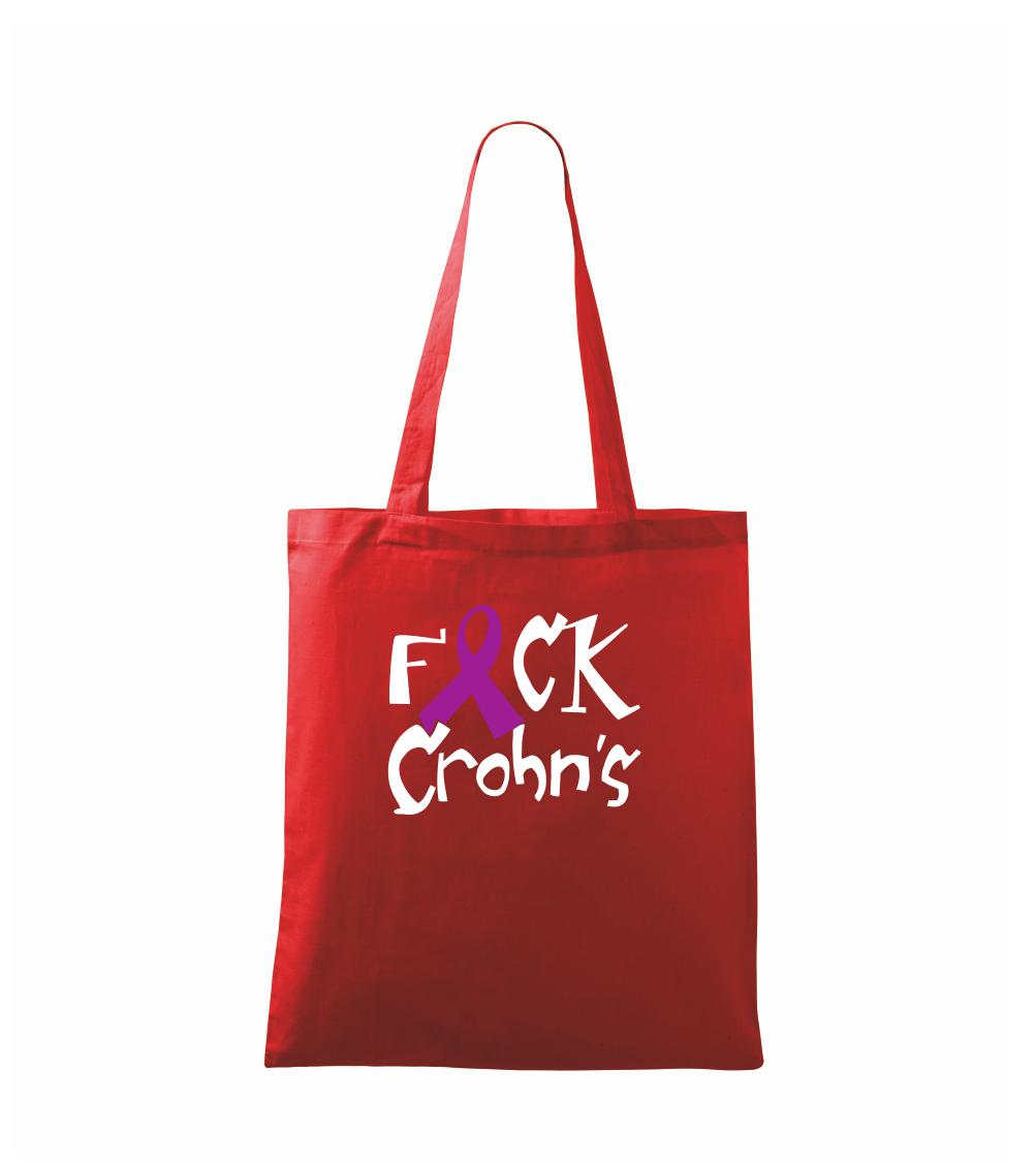 Ostatné nápisy - F*ck Crohns - Taška bavlnená