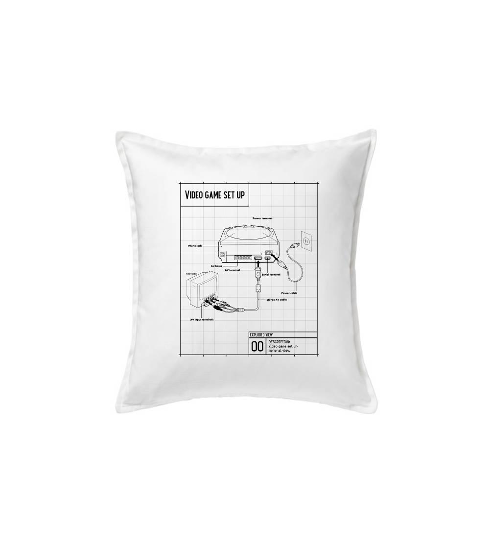 Nákres TV video hra guľatá