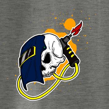 Zvárač - kreslená lebka