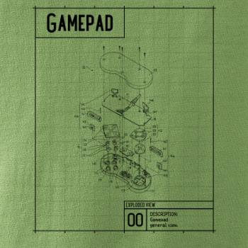 Nákres Gamepad rozobratý