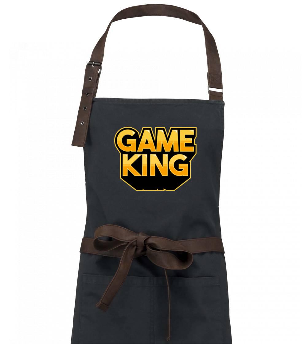 Tričká pre ajťákov - Game king - nápis veľký - Zástera Vintage