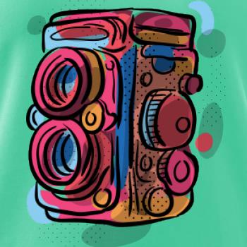 Foťák farebný - dve šošovky