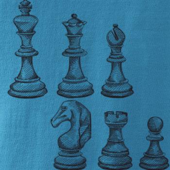 Šachové figúrky kreslené