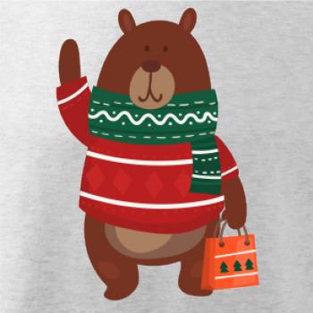 Medveď s darčekom Medveď s darčekom