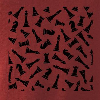 Šachové figúrky vo štvorci