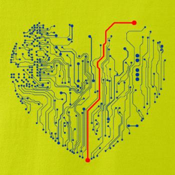 Tlačený spoj srdce