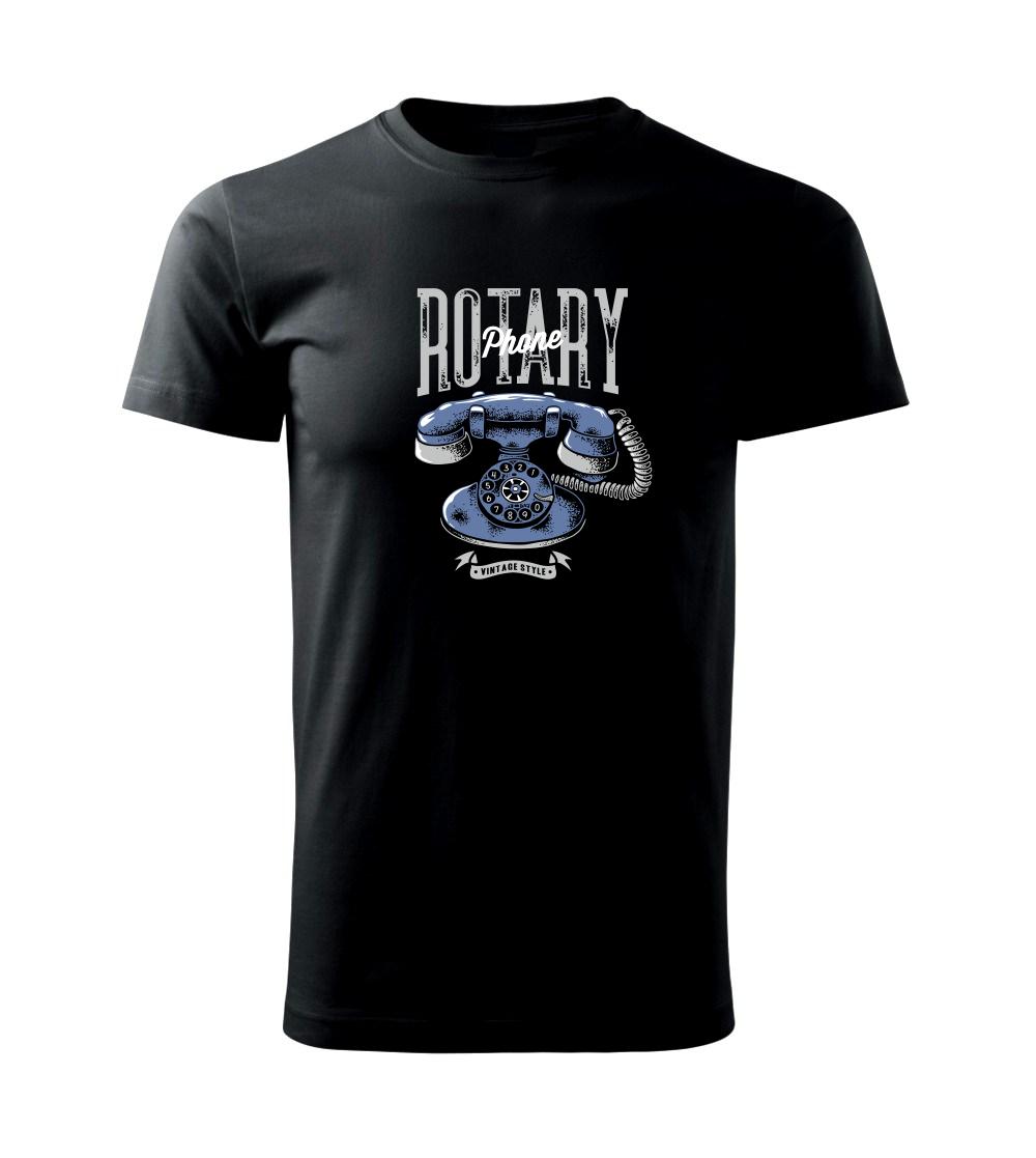 Grafické tričká - Rotary phone - Tričko extra veľké  (5-8XL)