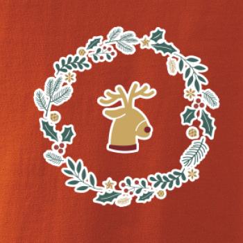 Vianočný veniec so sobom