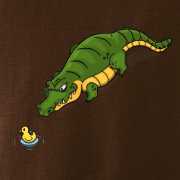 Krokodíl zelený s kačičkou