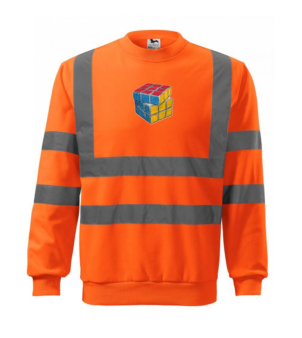 Rubikova kocka kreslená Rubikova kocka kreslená