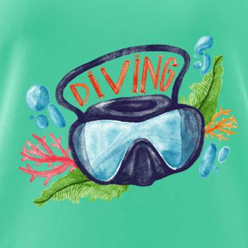 Diving obrázok kreslený