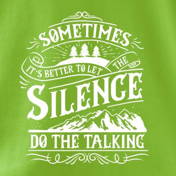 Nature talking about silence