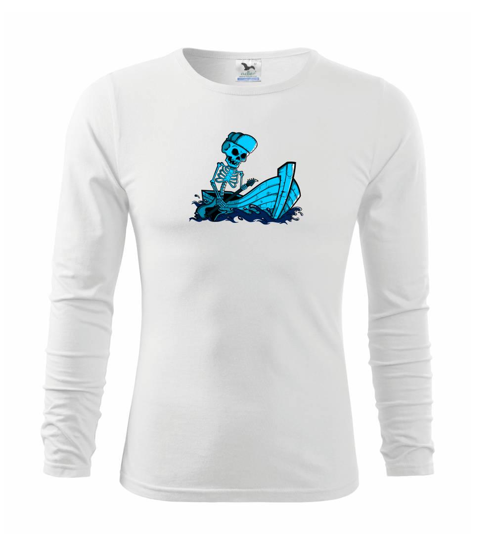 Vodácke tričká - Starý moreplavec - Tričko detské Long Sleeve