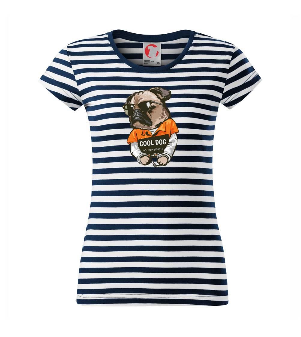Mops na tričku - Mops výtržník - Tričko na vodu