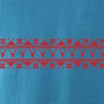 Vianočný vzor - jeleň a vločka