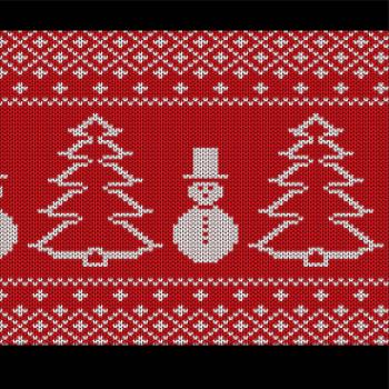 Sveter snehuliak sa stromom