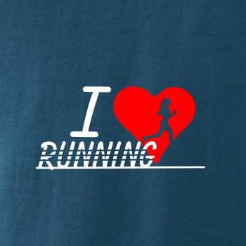 I love running dievča