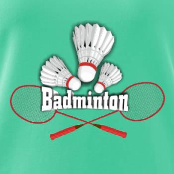 Bedminton - nápis s košíkmi