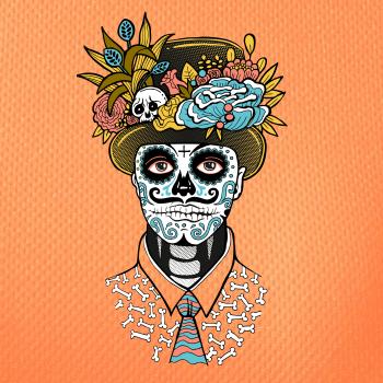 Mexická maska - muž (Pecka design)