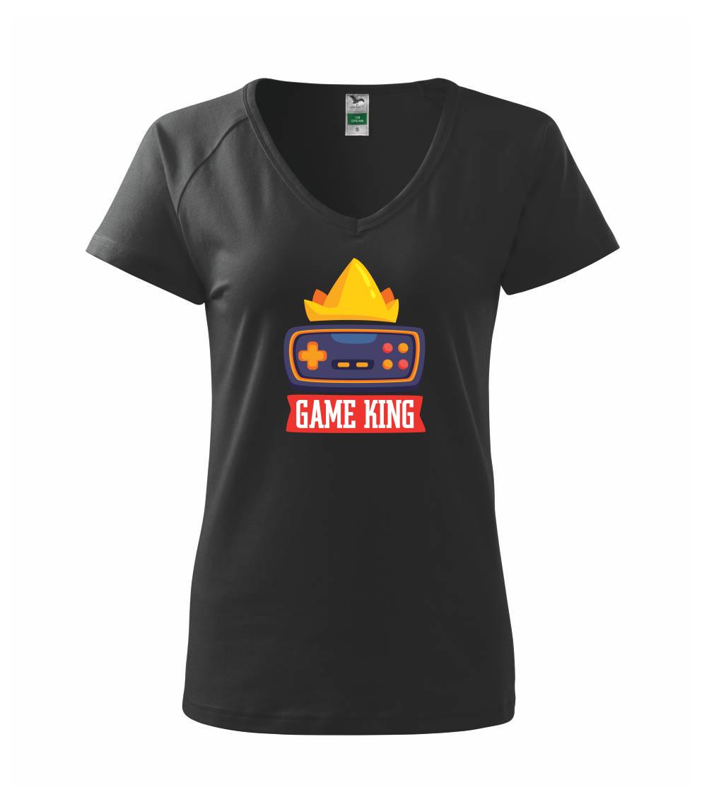 Tričká pre ajťákov - Game king - kreslený - Tričko dámske Dream