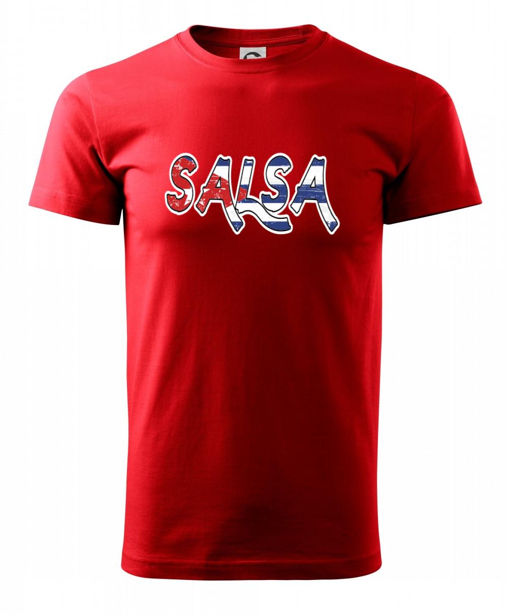 Tričká pre tanečníkov salsy - Salsa vlajka - Klasické pánske tričko vyššej gramáže