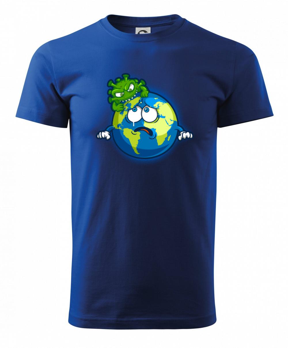 Corona Save The Earth - Tričko extra veľké  (5-8XL)