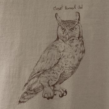 Výr bielobradý great horned owl Výr bielobradý great horned owl